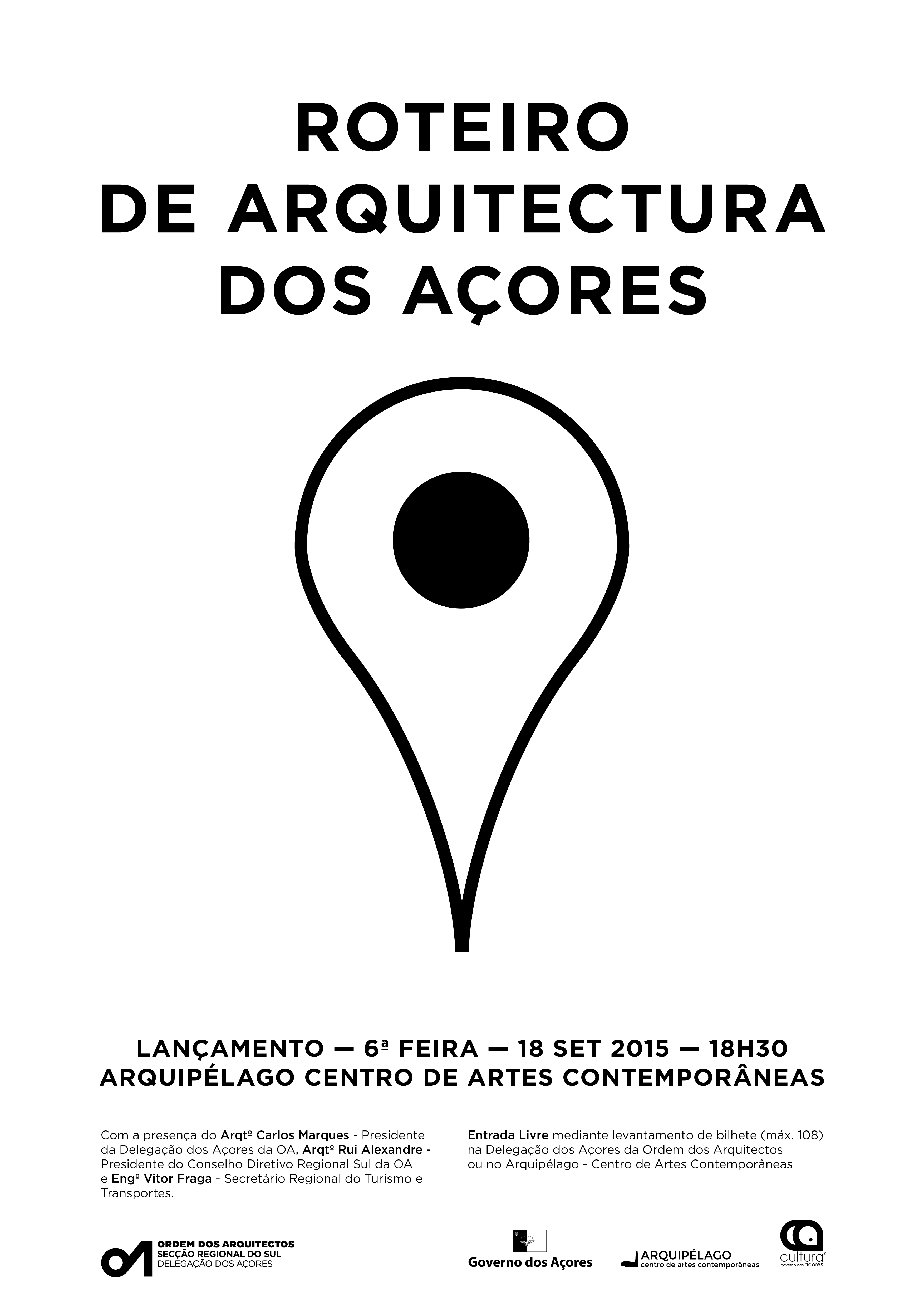 Lançamento do site do roteiro de arquitetura dos Açores