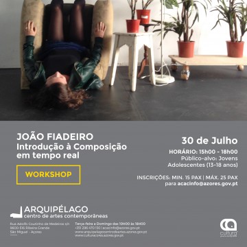 Workshop com o coreógrafo João Fiadeiro