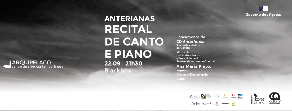 ANTERIANAS <br/> Recital de Canto e Piano <br/> Lançamento do CD
