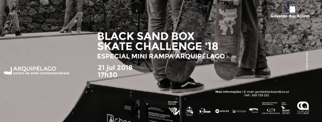 BLACK SAND BOX </Br> SKATE CHALLENGE ’18 </br> Etapa Especial Mini Rampa Arquipélago